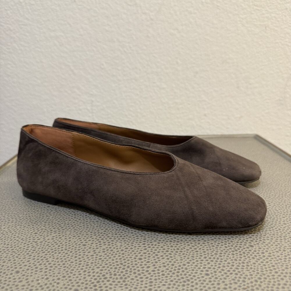 Madewell The Mylie Ballet Flat in Dark Carob, Size 7